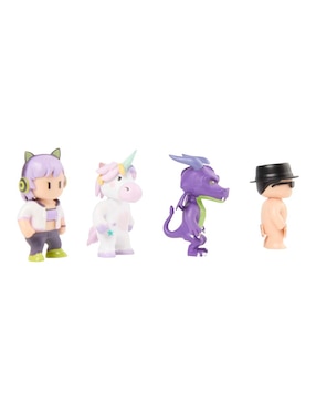 Figura de acción The Free Spirit, Sprinkles, Dusk Dragón, Streamer Sophia y Stumble Mystery Stumble Guys