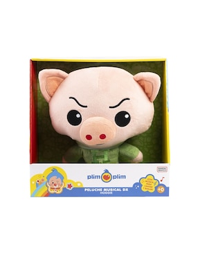 Peluche de 0-0-0 cerdo Bandai Plim Plim de 28 cm