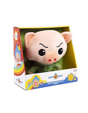 Peluche de 0-0-0 cerdo Bandai Plim Plim de 28 cm