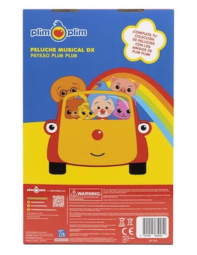 Peluche de payaso Plim Plim Payaso Bandai