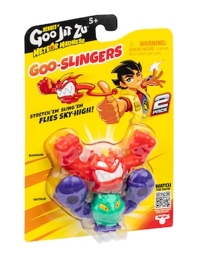 Figura de acción Heroes of Goo Jit Zu Blazagon especial Bandai elástico