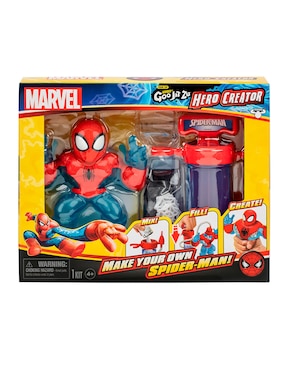 Figura de acción Goo Jit Zu Spider-Man especial Bandai elástico