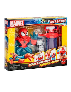 Figura de acción Goo Jit Zu Spider-Man especial Bandai elástico