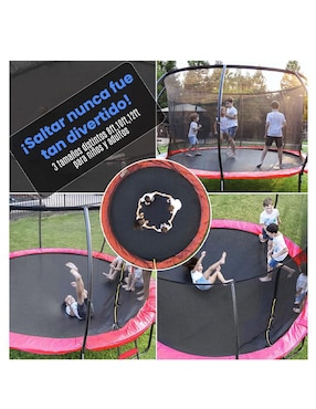 Trampolín Level Kids Pumpkin 12ft