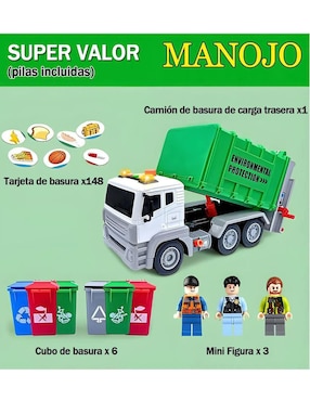 Camión de basura Lab.G juguete camion