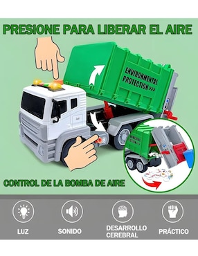 Camión de basura Lab.G juguete camion