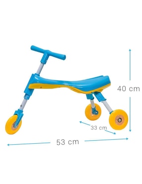 Triciclo Daily Paper Bimba Scuttle Bug para infantil unisex