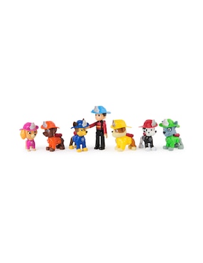 Set figuras acción articulada Rescue especial Paw Patrol