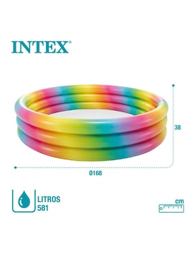 Alberca Intex Arcoiris