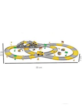 Set de extensión para pista Lab.g pista armable para vehículos