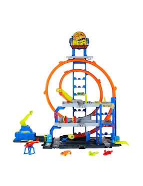Pista armable Hot Wheels Mega Garage