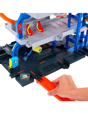 Pista armable Hot Wheels Mega Garage