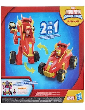 Set figuras acción articulada Iron Man And His Awesome Friends Iron Man Hasbro 2 en 1