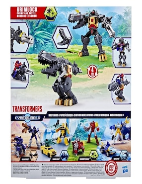 Figura de acción articulada Transfomers Cyberworld Grimlock Hasbro