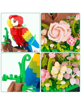 Lab.G Set construcción de flores y aves para armar