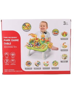 Mesa de actividades educativa para bebé Pingüe