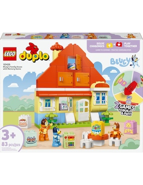 Duplo Lego Casa Familiar de Bluey con Juego de Memoria 10459 Duplo