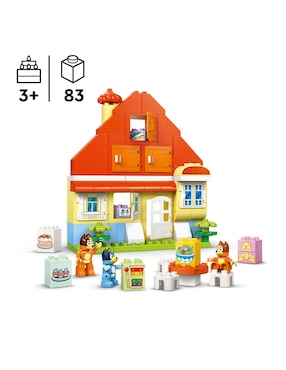 Duplo Lego Casa Familiar de Bluey con Juego de Memoria 10459 Duplo