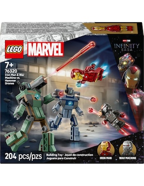 Lego Super Heroes Lego Iron Man y Máquina de Guerra VS Drones de Hammer 76320 Lego Super Heroes