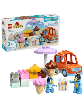 Duplo Lego Excursión a la Heladería con Bluey 10458 Duplo