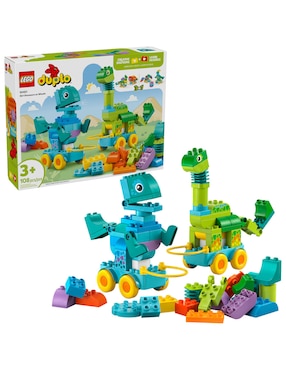 Duplo Lego Dinosaurios Sobre Ruedas 3en1 10451 Duplo
