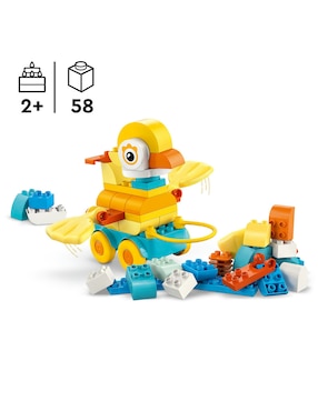 Duplo Lego Animales Sobre Ruedas 3en1 10448 Duplo