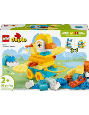 Duplo Lego Animales Sobre Ruedas 3en1 10448 Duplo