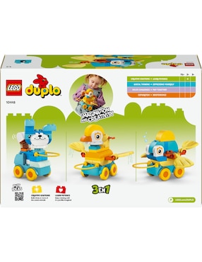 Duplo Lego Animales Sobre Ruedas 3en1 10448 Duplo