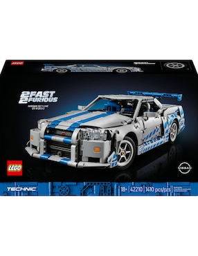 Technic Lego Auto Nissan Skyline Gtr (R34) de Más Rápido, Más Furioso 42210 Technic