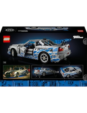 Technic Lego Auto Nissan Skyline Gtr (R34) de Más Rápido, Más Furioso 42210 Technic
