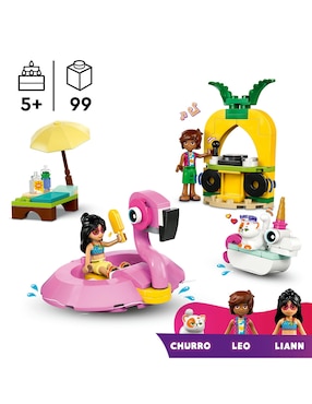 Lego Friends Lego Fiesta en la Alberca con Flamingo y Unicornio 42658 Lego Friends