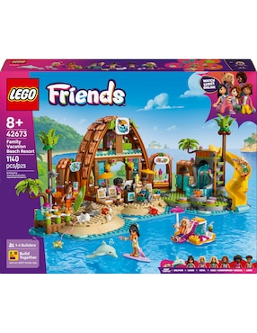 Lego Friends Lego Hotel de Vacaciones Familiares en la Playa 42673 Lego Friends