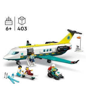 Lego City Lego Ambulancia Aérea de Emergencia 60465 Lego City