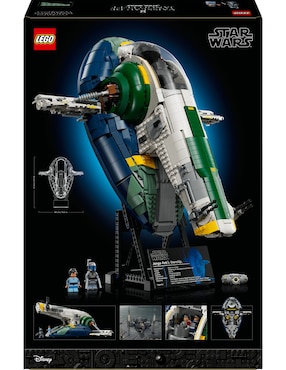 Star Wars Lego Nave Espacial Clase Firespray de Jango Fett 75409 Star Wars