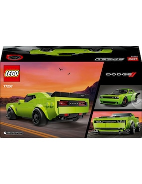 Lego Speed Champions Lego Auto Deportivo Dodge Challenger Srt Hellcat 77237 Lego Speed Champions