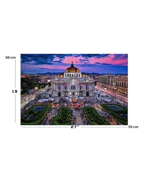 Rompecabezas Lugares famosos del mundo Bellas Artes Hanylish 1000 piezas