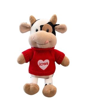 Peluche de vaca Lab.G hecho a mano de 30 cm