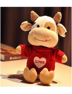 Peluche de vaca Lab.G hecho a mano de 30 cm