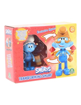 Figura de colección articulada The Smurfs Handy Smurf Famosa