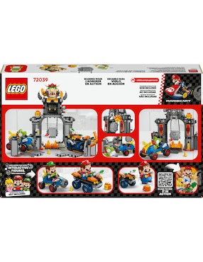 Super Mario Lego Mario kart castillo de Bowser 72039