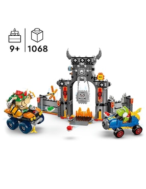Super Mario Lego Mario kart castillo de Bowser 72039