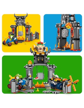 Super Mario Lego Mario kart castillo de Bowser 72039