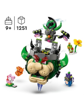 Super Mario Lego Príncipe Florian y Bowser Castillo 72042 Super Mario