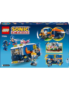 Sonic Lego Camión de Operaciones del Equipo Sonic 77006 Sonic