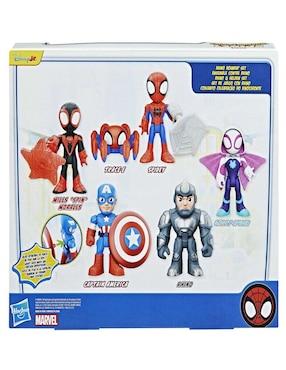 Set figuras de juguete articulada Spidey and His Amazing Friends Marvel