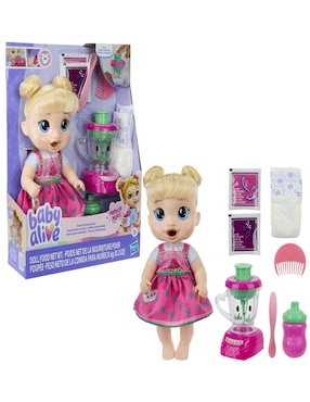 Muñeca Baby Alive Harper Hugs deliciosos batidos