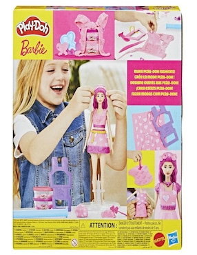 Set muñecas Barbie Play Doh corazones y cabellos