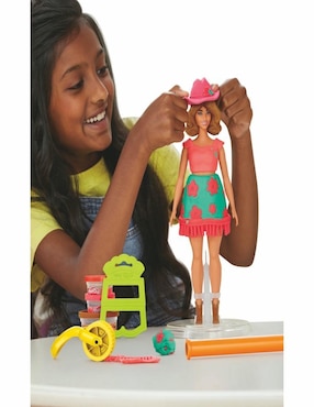 Set muñecas Barbie Play Doh rosas y cerquillos
