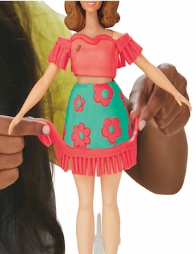 Set muñecas Barbie Play Doh rosas y cerquillos