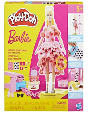 Set muñecas Barbie Play Doh desfile de modas